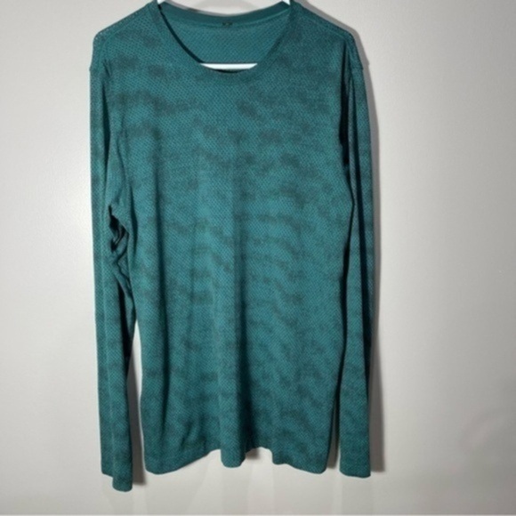 Lululemon Mens Green Long Sleeve Athletic Shirt Top Size XL - Picture 3 of 11